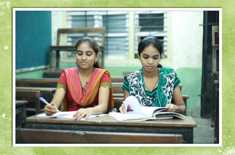 Students at Shivaji Night High School